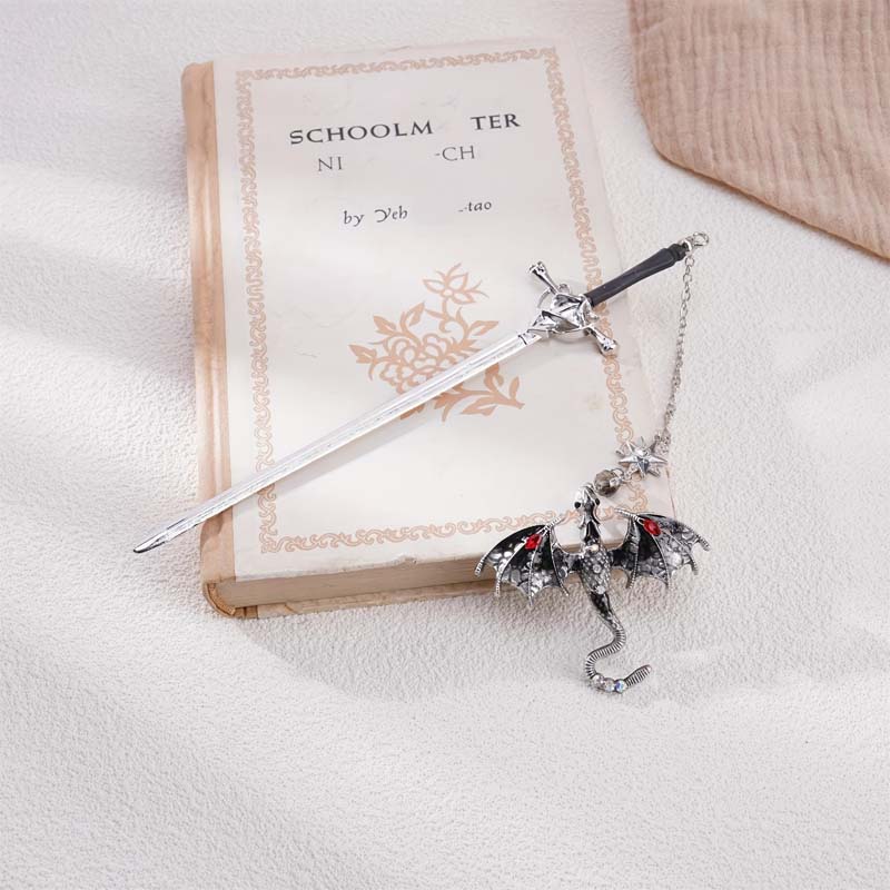 🐉 Your Name on a Fantasy Dragon Sword Bookmark!