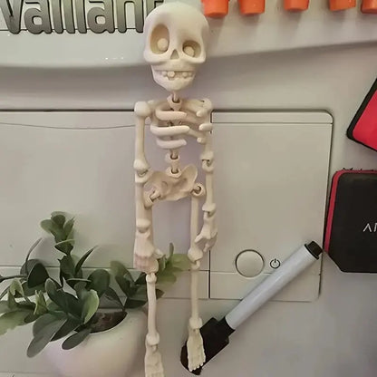 🎃 3D Printed Vintage Skeleton Magnetic Figurine