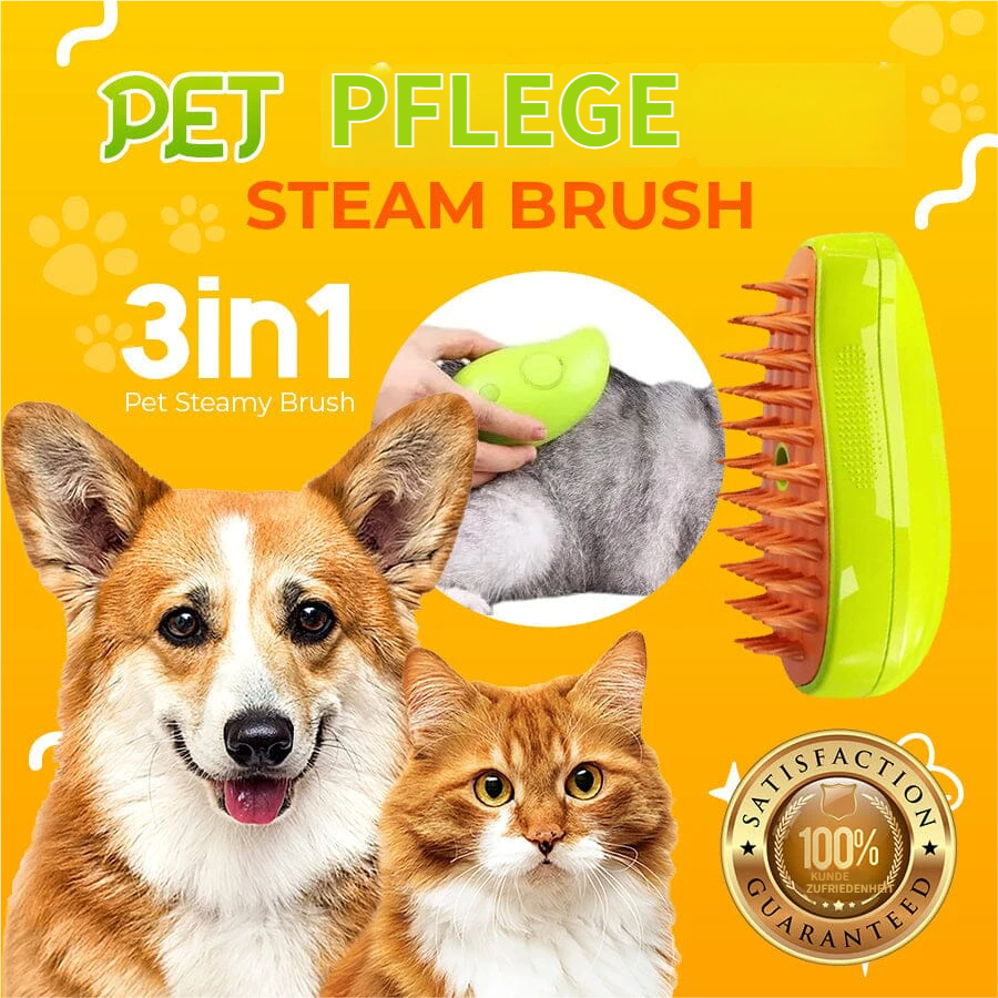 Dampfbürste für die Tierpflege