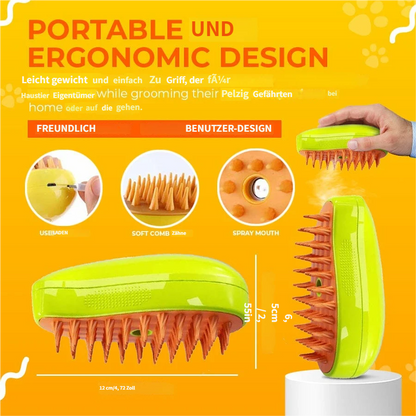 Dampfbürste für die Tierpflege