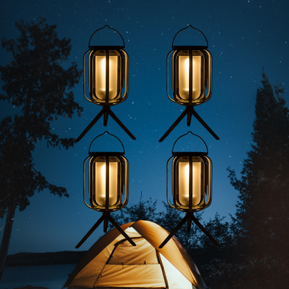 Kaliiqo™ Solar-Powered Flame Flicker Camping Lantern