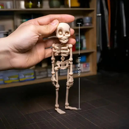 🎃 3D Printed Vintage Skeleton Magnetic Figurine