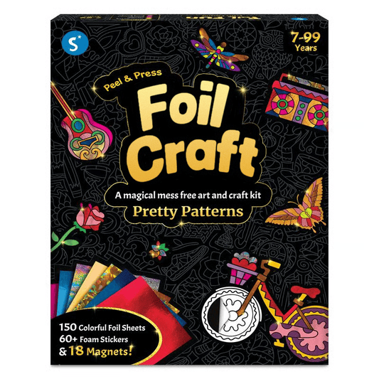 🏆Flash Sale⚡ 50K+ SOLD! Almost Gone-💥Foil Art & Craft Activity 🤲💓No Mess Art Kit