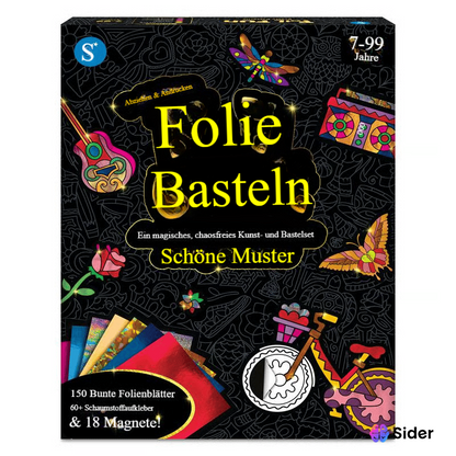 🏆Flash Sale⚡ 50.000+ VERKAUFT! Fast vorbei – 💥Folienkunst- und Bastelaktivität 🤲💓Kein Chaos-Kunstset